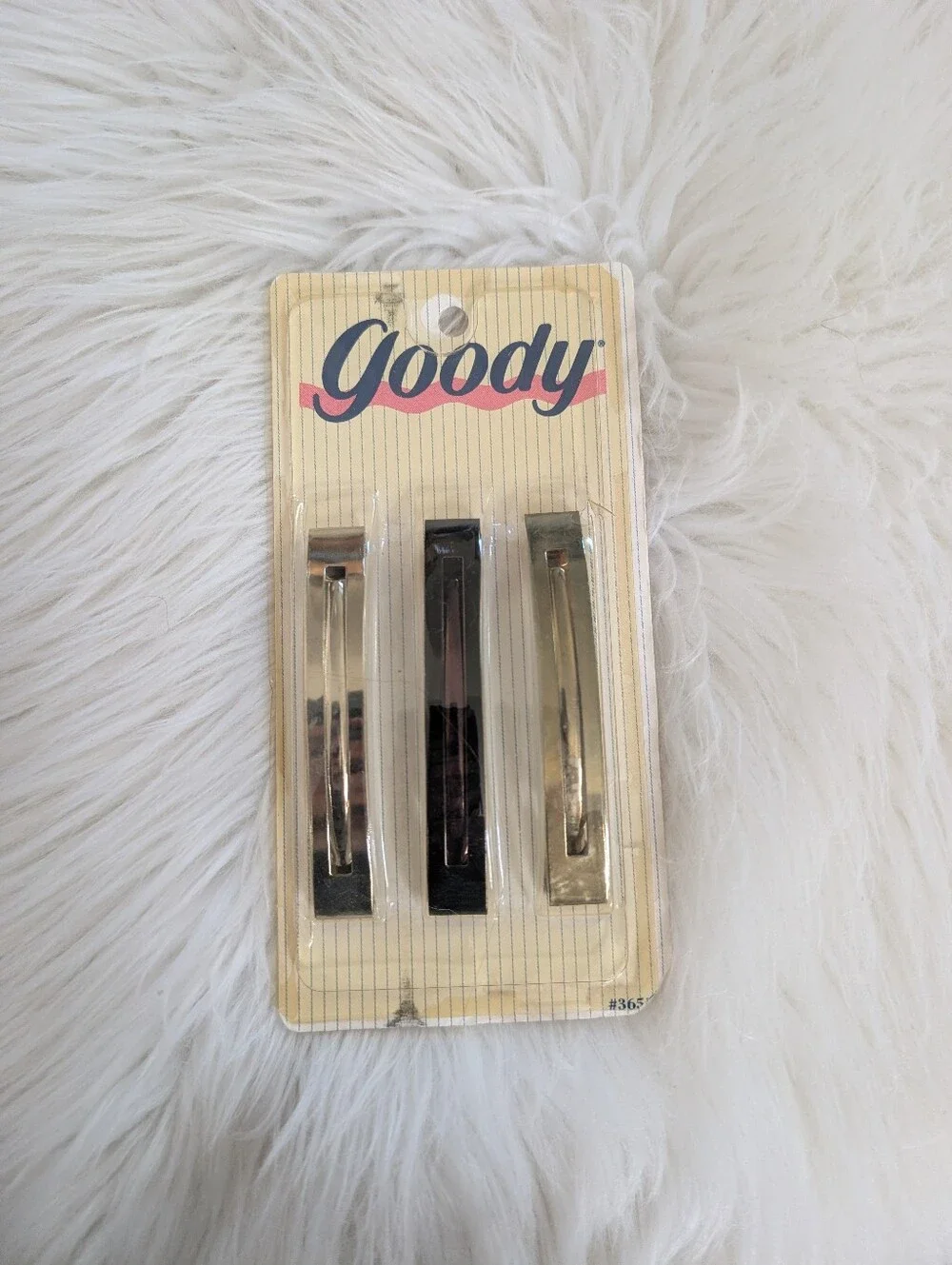 Goody Metal Vintage NIP Goody Stay Tight Barrettes 903 Gold Pack Of 3 1993 - Picture 1 of 6